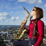 Saksofonistė Karina Astrauskaitė
