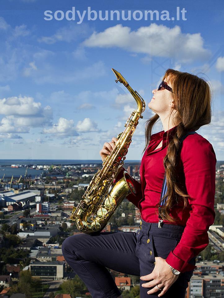 Saksofonistė Karina Astrauskaitė